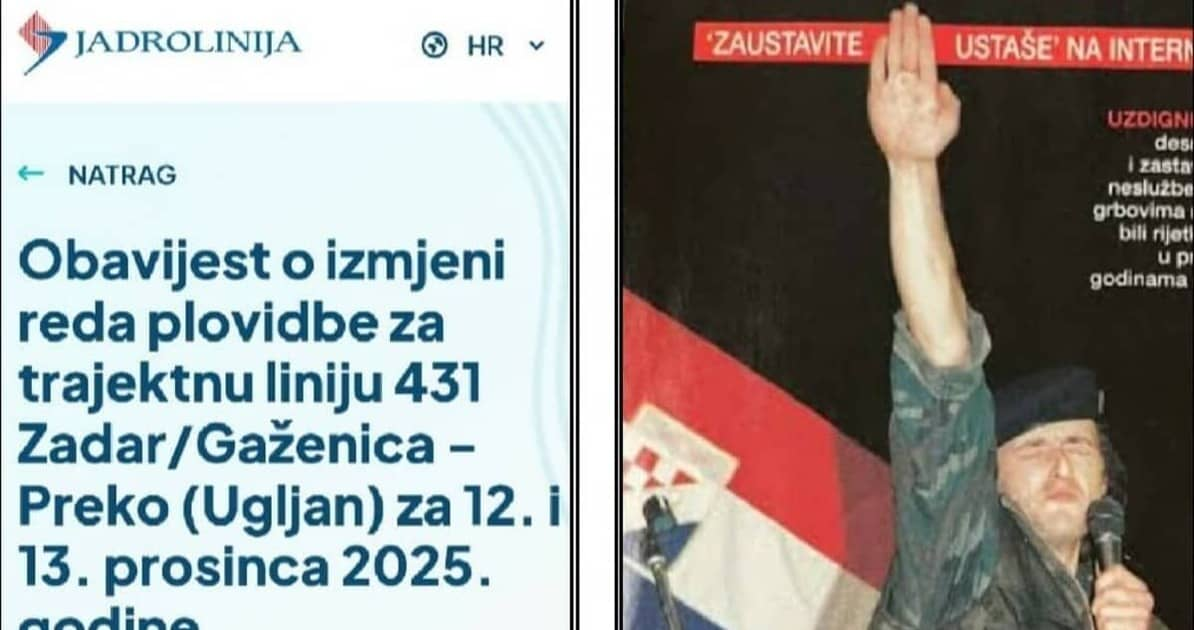 Obavijest iz Jadrolinije